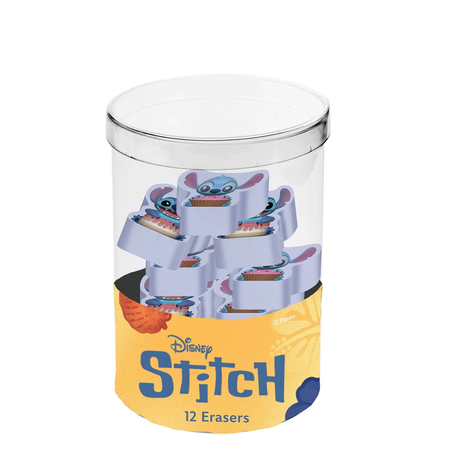 Disney Lilo e Stitch Mix-Cube con 12 gomme