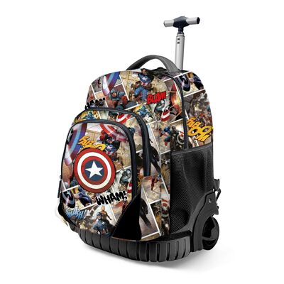 Zaino trolley Marvel Captain America Comic-Con GTS FAN, multicolore