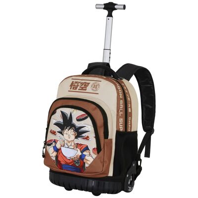 Zaino trolley GTS FAN di Dragon Ball Goku Foodie, marrone
