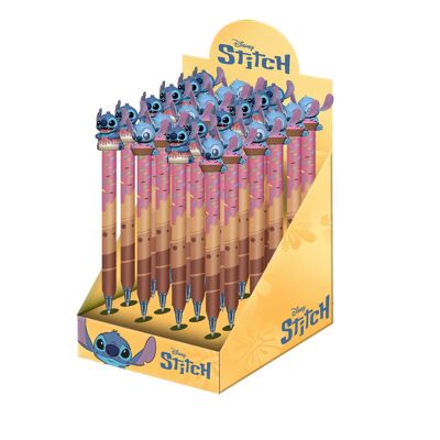 Disney Stitch - Espositore da 24 penne gel cancellabili