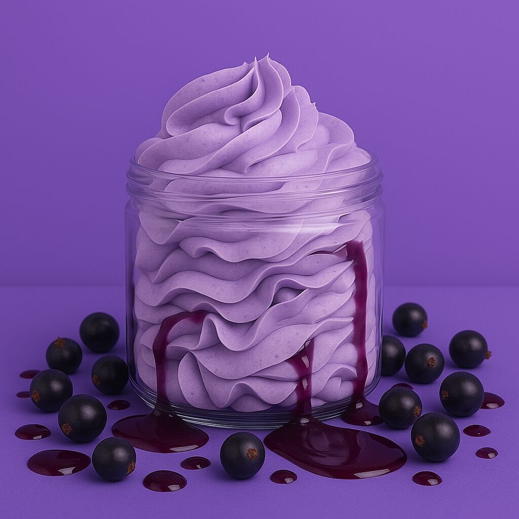 Schlagseife mit schwarzen Johannisbeeren und Bonbons, 10 Stück