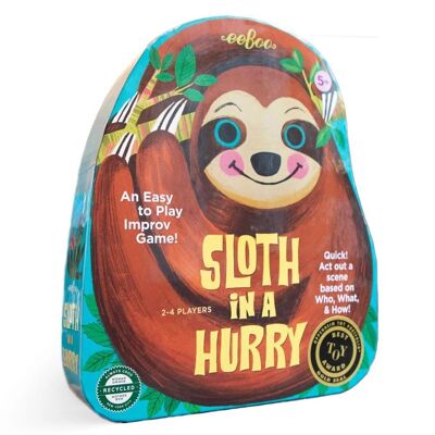 eeBoo Sloth In A Hurry - Improvisation Game