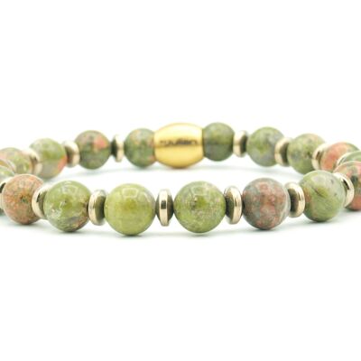 bracelet Nane dua unakite (argent ou or)
