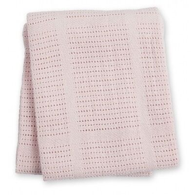 Lulujo Cellular Blanket - Pink