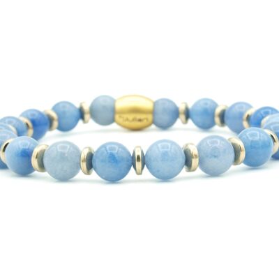 bracelet Nane dua quartz bleu (argent ou or)