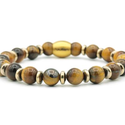 bracelet Nane dua œil de tigre (argent ou or)