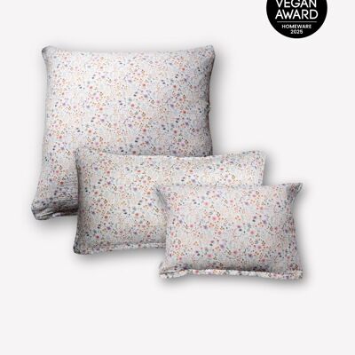 Coussin en mousseline « Eliane » • Édition Fleurs sauvages