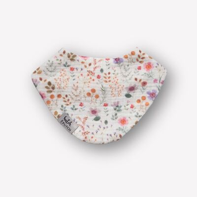 Bavoir en mousseline • Édition Fleurs sauvages