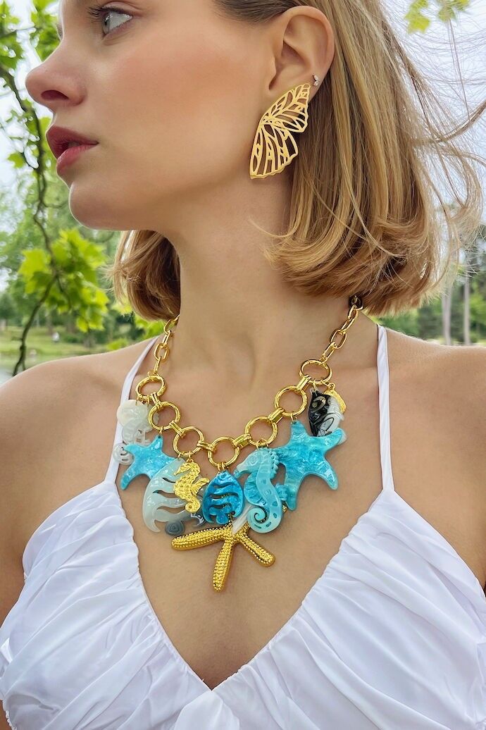 Collana in resina 2WY03