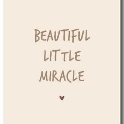 Carte de voeux Beautifull Little Miracle