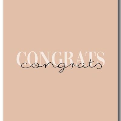 Greeting Card Congrats