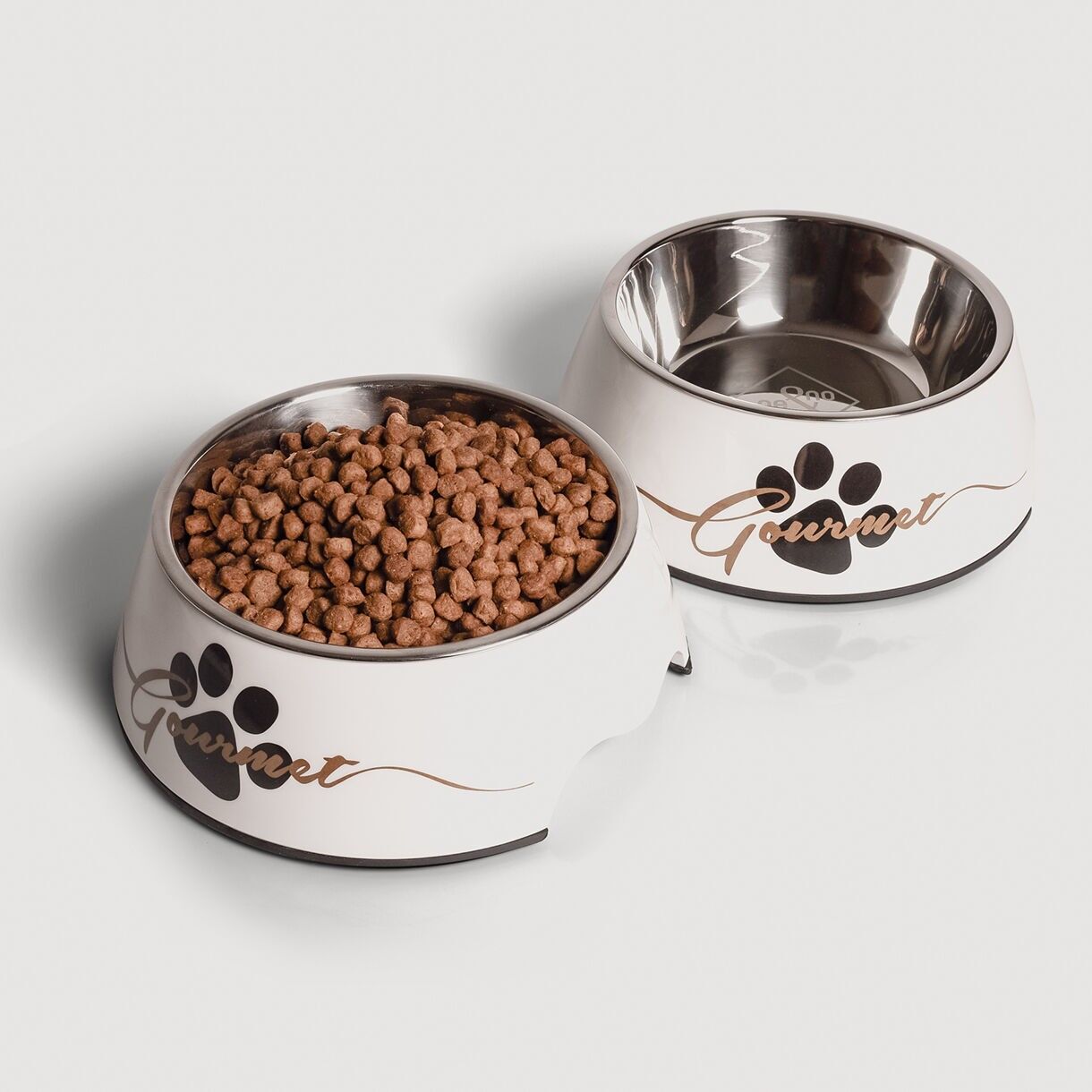 ne&no® Futternapf 2er Set für Hunde [Unique Design by NE&NO]  - Gourmet Design