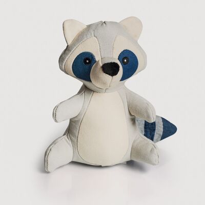 Jouet pour chien Ne&No - Peluche avec couineur - Wally, le raton laveur effronté