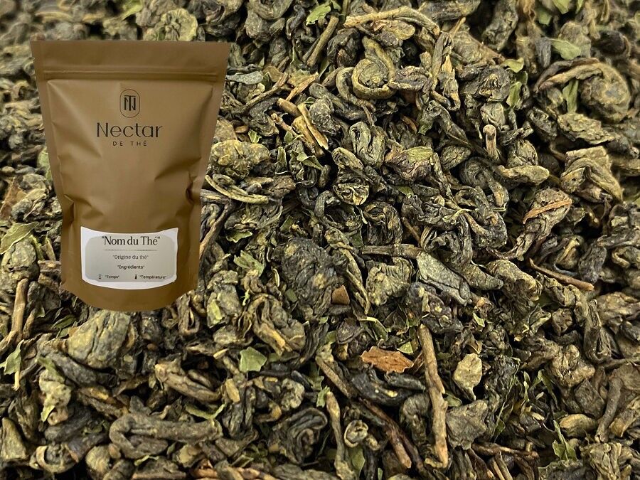 Tè verde - Menta riccia - bustina sfusa da 100 g
