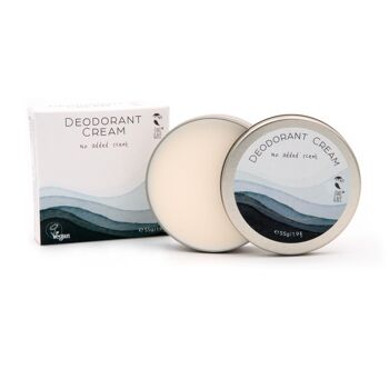 Pack de 12 - Crème déodorante en boîte - Sans parfum ajouté - Sans alcool ni aluminium - Certifié Vegan 3