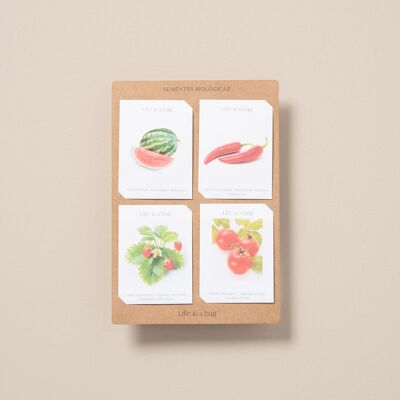 Semillas de frutas - Paquete de 4