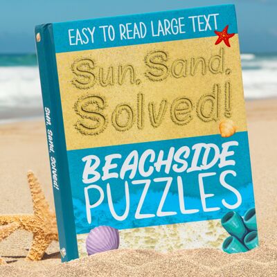 Livre de puzzles Sun Sand pour adultes - Cadeau de voyage