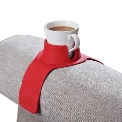 CouchCoaster - The Ultimate Drink Holder for your Sofa (Rosso Red)
