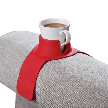 CouchCoaster - Le porte-gobelet ultime pour votre canapé (Rouge Rosso) 1