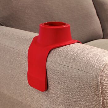 CouchCoaster - Le porte-gobelet ultime pour votre canapé (Rouge Rosso) 2