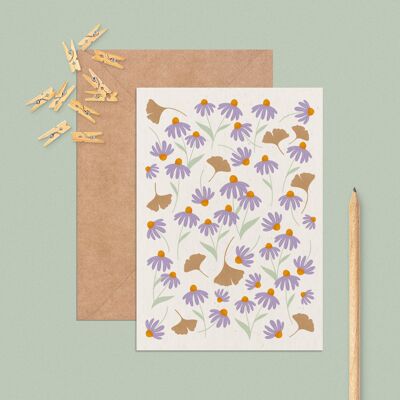 Blooming • Fleurs d'Octobre • Carte postale A6