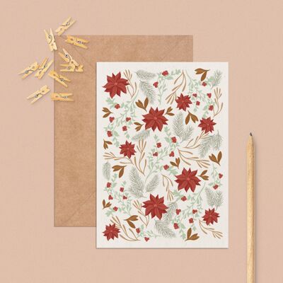 Blooming • Fleurs de Décembre • Carte postale A6