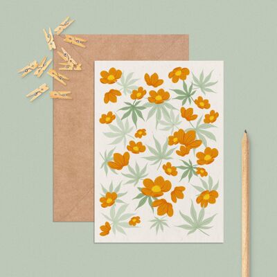 Blooming • Fleurs d'Avril • Carte postale A6