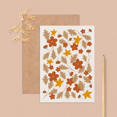 Blooming • Fleurs de Novembre • Carte postale A6