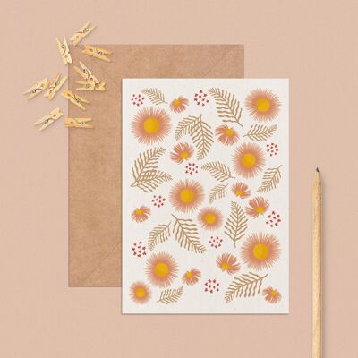 Blooming • Fleurs de Juin • Carte postale A6
