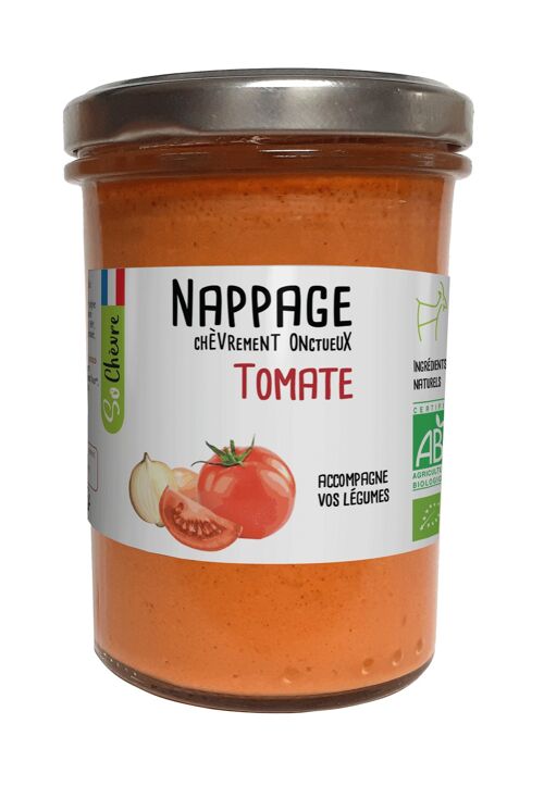 NAPPAGE TOMATE - Sauce blanche au lait de chèvre