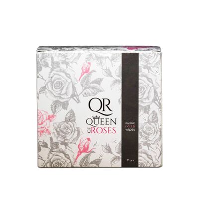 Queen of Roses wet wipes with micellar rose water