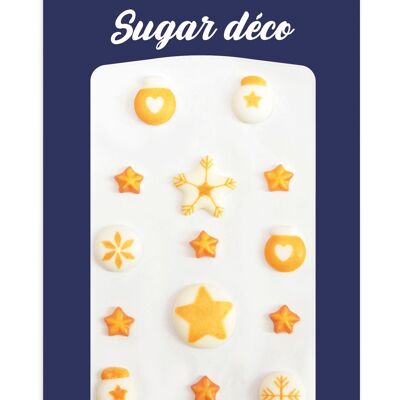 Deco-sugar "golden decoration"