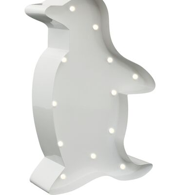 Pingüino S blanco