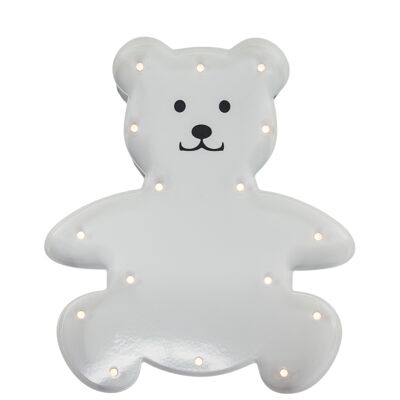 Teddy bear S white