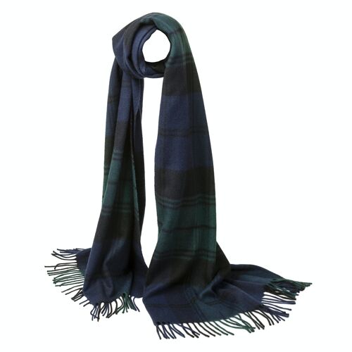 Callan Black Watch Cashmere Stole