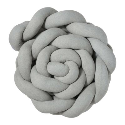 Bed snake braided grey knit XL