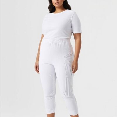 Pantalones de jogging de talla grande (B82 y BLANCO)