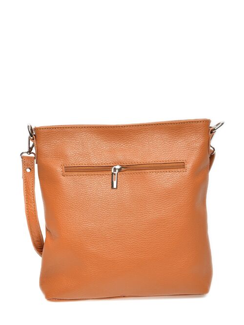 Renata Corsi_Shoulder Bag_COGNAC