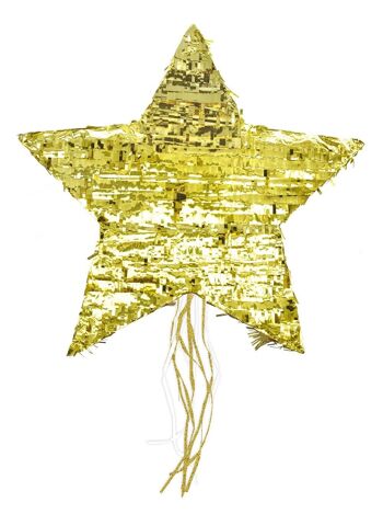 Piñata étoile dorée 2