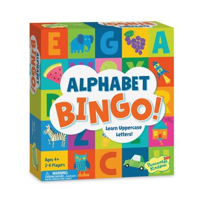 Bingo del alfabeto del Reino de la Paz - Juego educativo