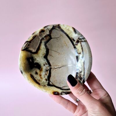 XL Dragon Stone (Septarian) Gemstone Decorative Bowl - #4 11x11cm 641gram
