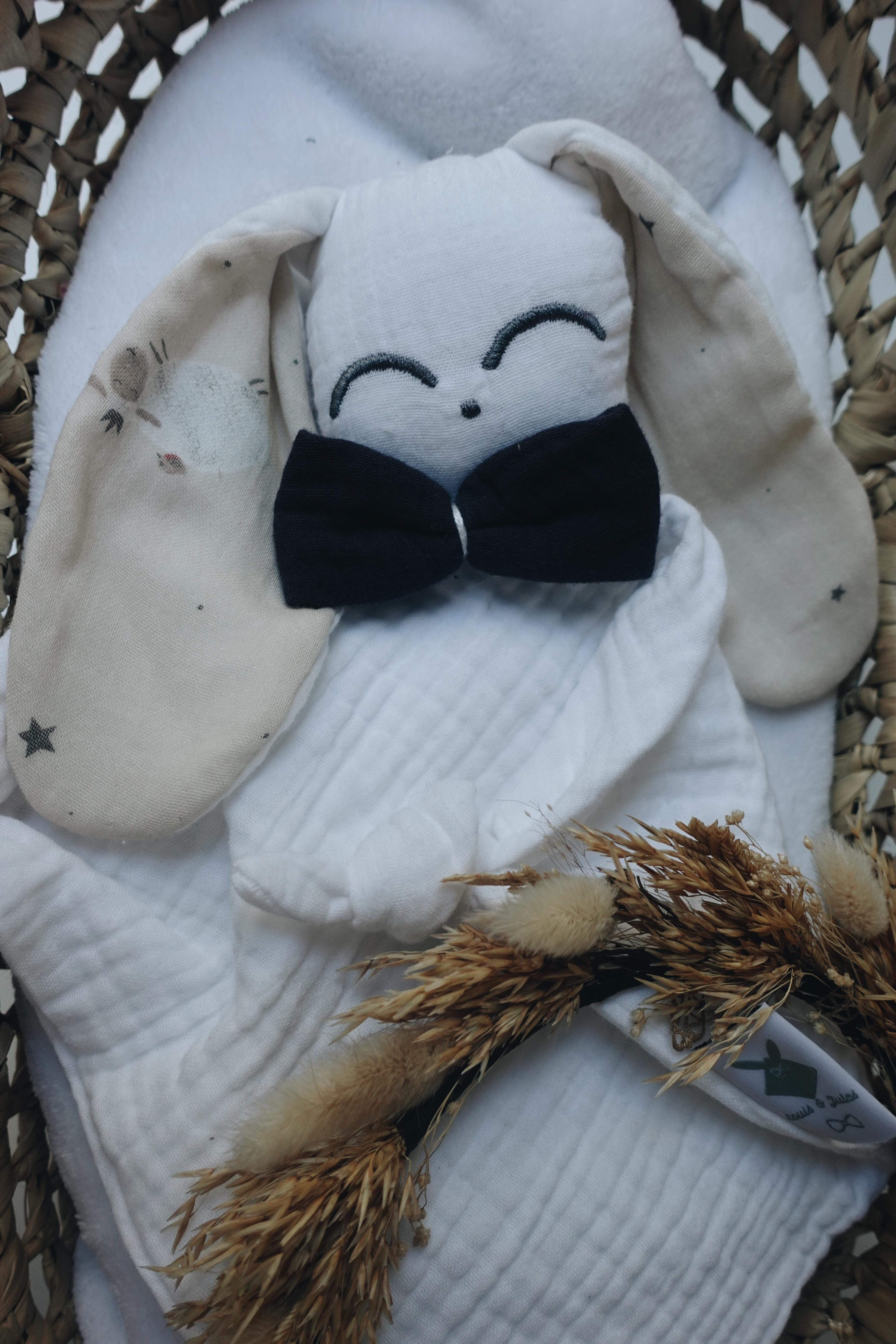 Doudou lange Gaufrette - Moutons