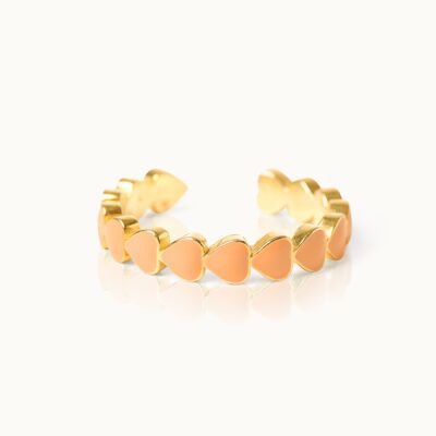 Anillo Corazón Terracota