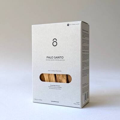 Bois d'encens Palo Santo, certifié SERFOR, culture durable - Teneur élevée en résine parfumée