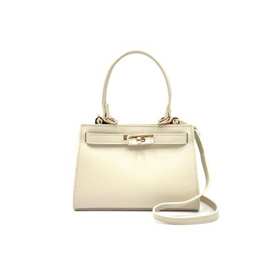 Sac à bandoulière en cuir véritable, Made in Italy, art.112607