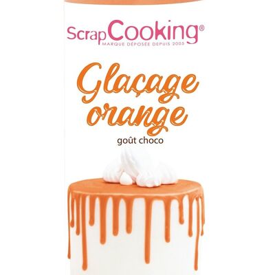 Ready-to-use orange icing - chocolate flavor 130G