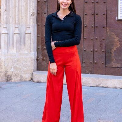 Pantalon Rojo Mujer