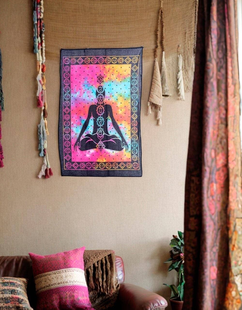 Arazzo per la meditazione dei 7 chakra - Decorazione