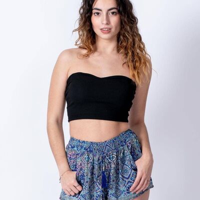 Mini Short de Seda | Pantalon Mini para Mujer