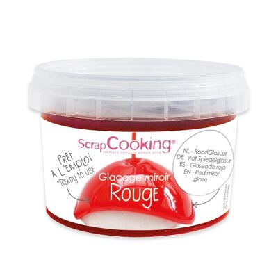 Glassa a specchio rossa pronta all'uso 300g
